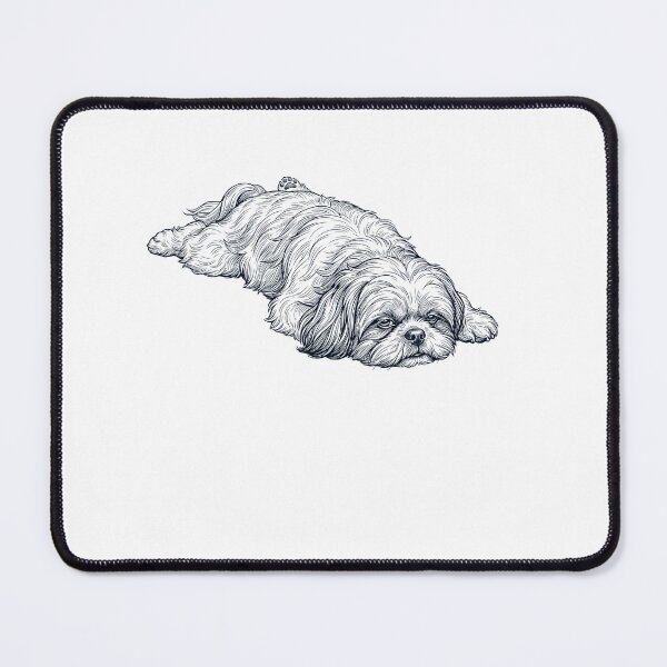 Item preview, Vintage Shih Tzu Splooting Dog Mom Dad Lover designed and sold by DoodleTortle.