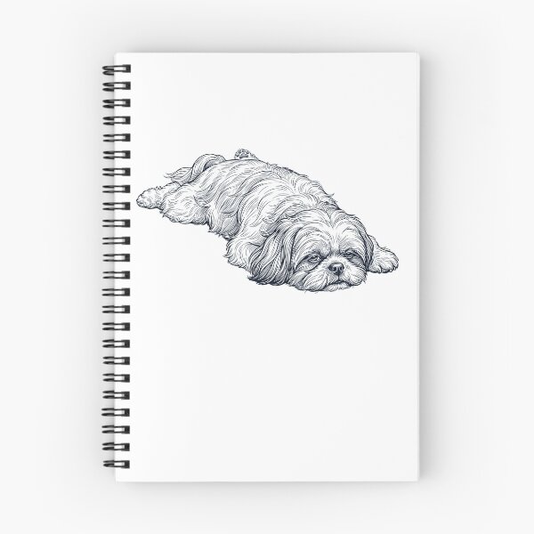 Item preview, Vintage Shih Tzu Splooting Dog Mom Dad Lover designed and sold by DoodleTortle.