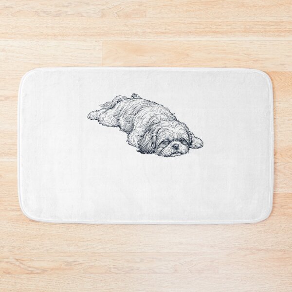 Item preview, Vintage Shih Tzu Splooting Dog Mom Dad Lover designed and sold by DoodleTortle.