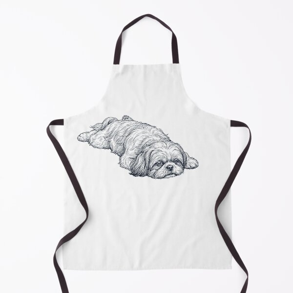 Item preview, Vintage Shih Tzu Splooting Dog Mom Dad Lover designed and sold by DoodleTortle.