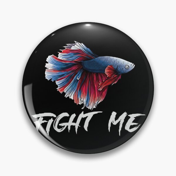 Item preview, Fight Me - Vibrant Red and Blue Siamese Fighting Betta Fish designed and sold by haitrieuic96.