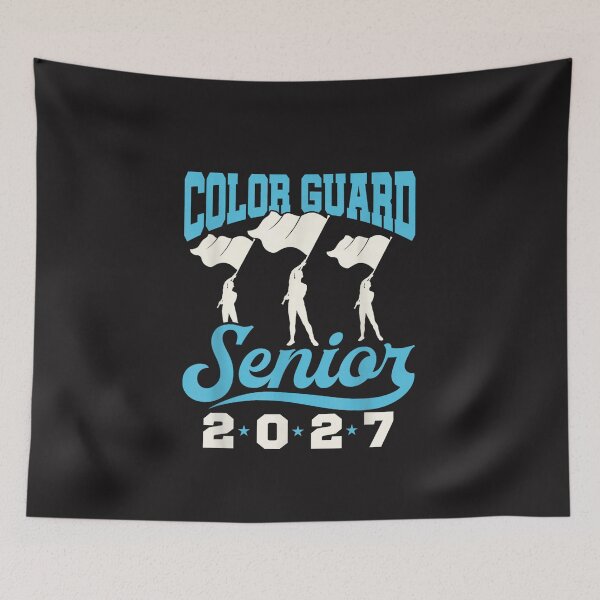 Item preview, Color Guard Senior 2027 Flag Team Graduation Retro Design designed and sold by kiralynstration.