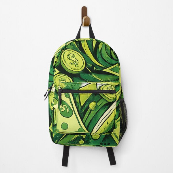 Item preview, Neon Money Vortex – Futuristic Money Art Design in Green designed and sold by Gletschie.