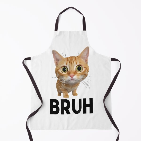 Item preview, Funny Cat Saying Bruh Meme designed and sold by BareCrack.