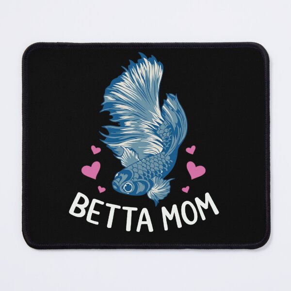 Item preview, Elegant Blue Betta Fish - Proud Betta Mom Aesthetic Heart Design designed and sold by haitrieuic96.
