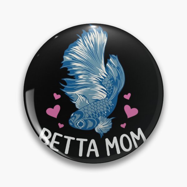 Item preview, Elegant Blue Betta Fish - Proud Betta Mom Aesthetic Heart Design designed and sold by haitrieuic96.