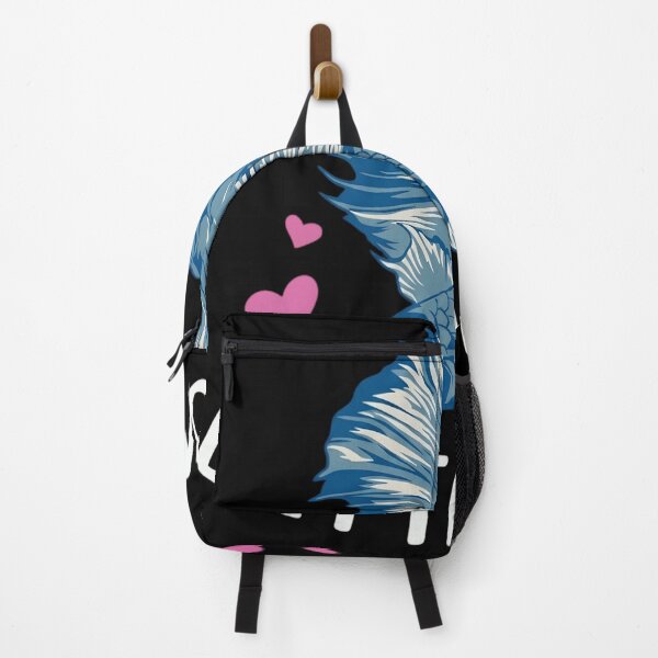 Item preview, Elegant Blue Betta Fish - Proud Betta Mom Aesthetic Heart Design designed and sold by haitrieuic96.