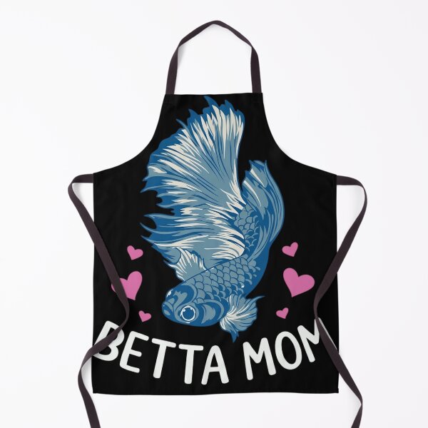 Item preview, Elegant Blue Betta Fish - Proud Betta Mom Aesthetic Heart Design designed and sold by haitrieuic96.