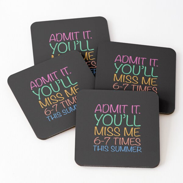 Item preview, Admit It Youll Miss Me Funny Last Day of School Teacher Design designed and sold by kiralynstration.