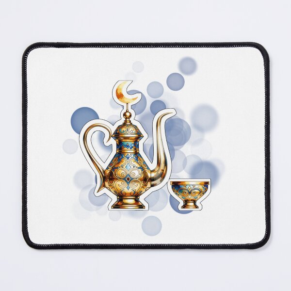 Item preview, Moroccan Teapot and Cup Ornamental Pattern Design designed and sold by iamKRUK.