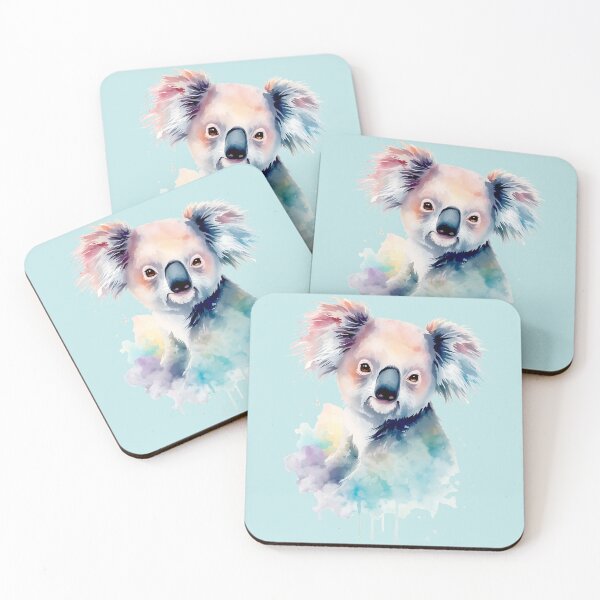 Item preview, Copy of Cute Watercolor Koala | Pastel Australian Animal Artwork designed and sold by Biedroneczka.