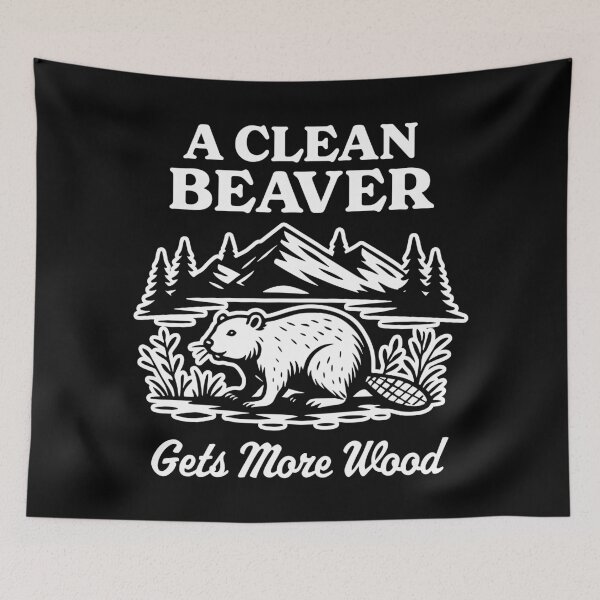 Item preview, A clean beaver gets more wood designed and sold by PaulSDesign.