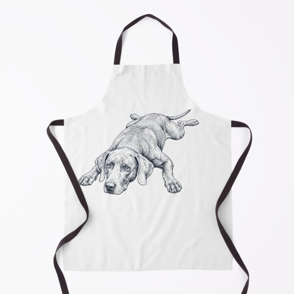Item preview, Vintage Weimaraner Splooting Dog Mom Dad Lover designed and sold by DoodleTortle.