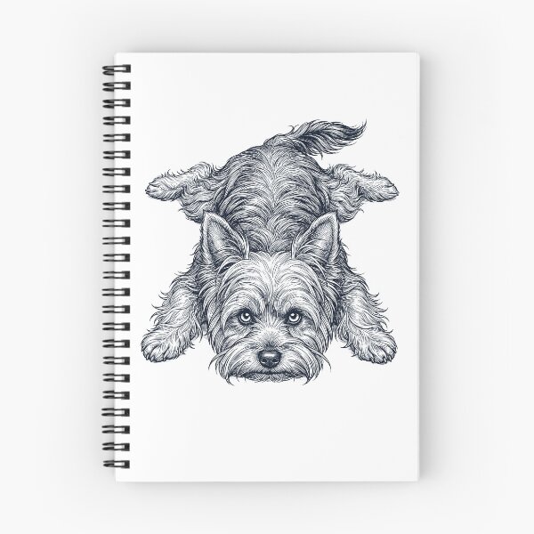 Item preview, Vintage Yorkshire Terrier Splooting Dog Mom Dad Lover designed and sold by DoodleTortle.