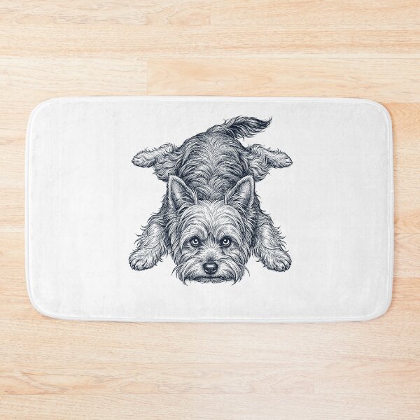 Item preview, Vintage Yorkshire Terrier Splooting Dog Mom Dad Lover designed and sold by DoodleTortle.