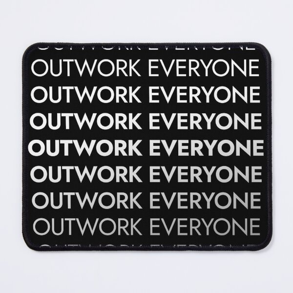 Item preview, Outwork Everyone - Minimalist Motivational Quote designed and sold by AVNGR-Design.