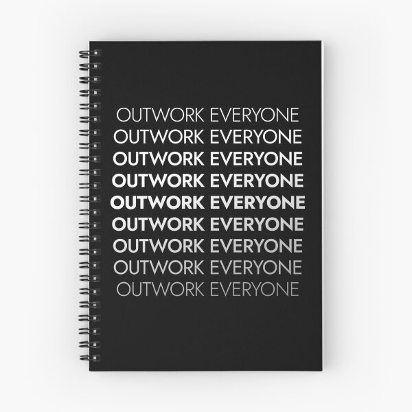 Item preview, Outwork Everyone - Minimalist Motivational Quote designed and sold by AVNGR-Design.