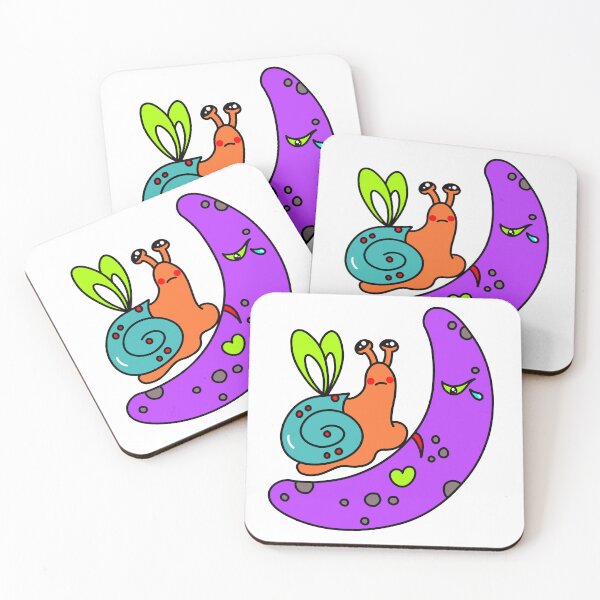 Item preview, The Snail Comforts the Heartbroken Moon designed and sold by EMILYVU22.
