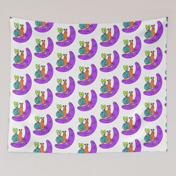 Item preview, The Snail Comforts the Heartbroken Moon designed and sold by EMILYVU22.