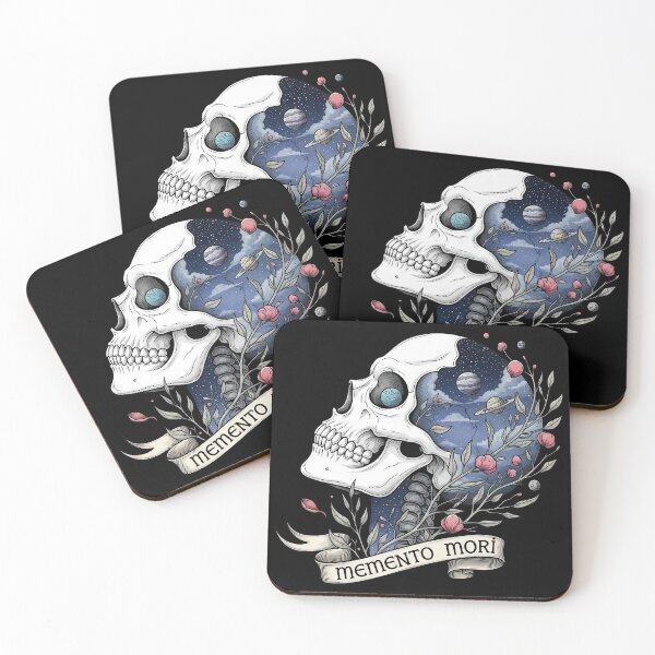 Item preview, Cosmic Memento Mori Skull in Celestial Universe designed and sold by nuel-art.