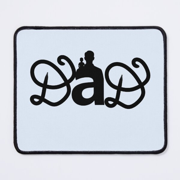 Item preview, Father’s Day Minimalist Dad and Child Silhouette Monogram Design designed and sold by HopeAndHustle.