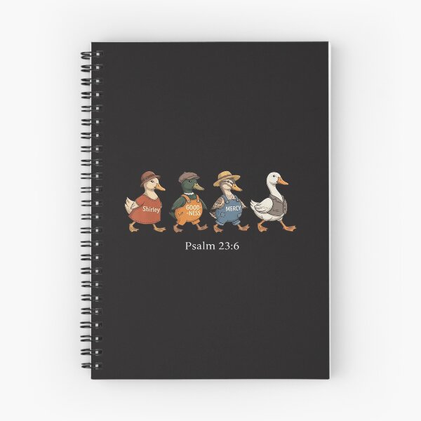 Item preview, Psalm 23 6 Shirley Goodness and Mercy Funny Goose Design designed and sold by kiralynstration.