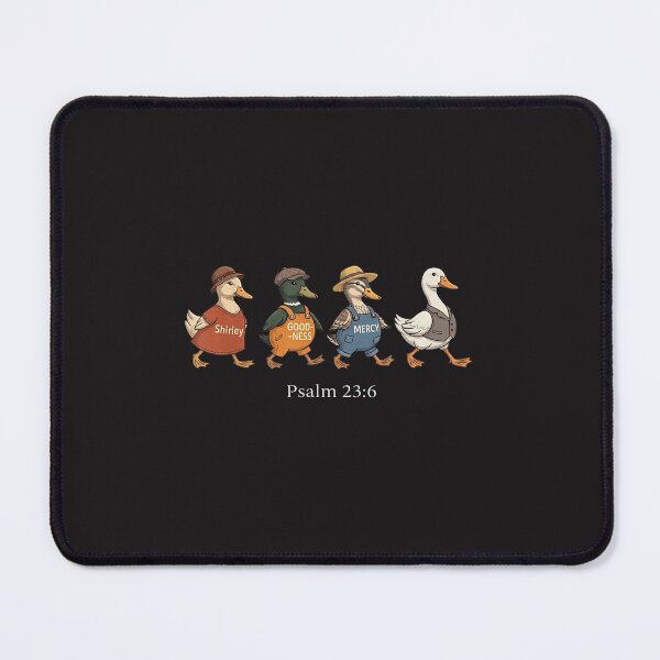 Item preview, Psalm 23 6 Shirley Goodness and Mercy Funny Goose Design designed and sold by kiralynstration.