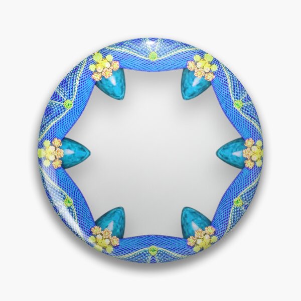 Item preview,  Intricate Mosaic Mandala with Teal Accents designed and sold by blacK1982White.