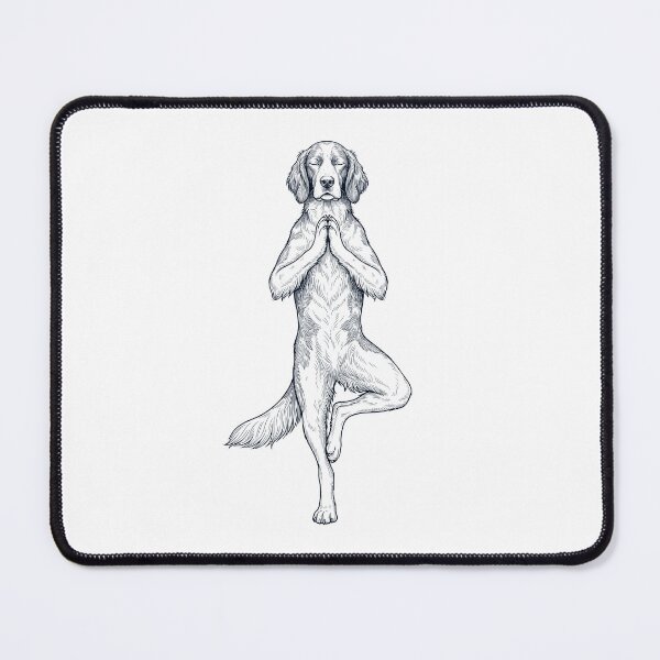 Item preview, Vintage Irish Red And White Setter Yoga Tree Pose Dog Mom Lover designed and sold by TerryConnells.