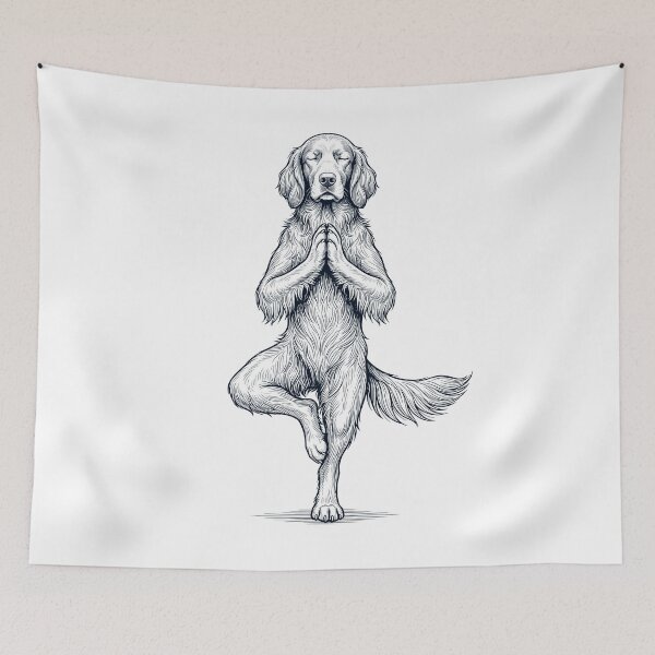 Item preview, Vintage Irish Setter Yoga Tree Pose Dog Mom Lover designed and sold by TerryConnells.