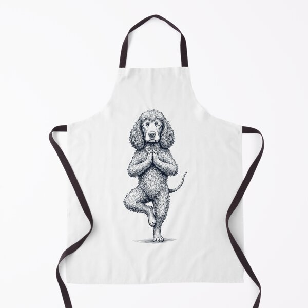 Item preview, Vintage Irish Water Spaniel Yoga Tree Pose Dog Mom Lover designed and sold by TerryConnells.