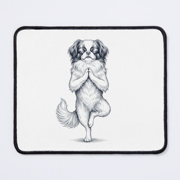 Item preview, Vintage Japanese Chin Yoga Tree Pose Dog Mom Lover designed and sold by TerryConnells.