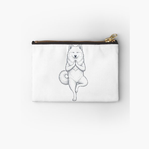 Item preview, Vintage Japanese Spitz Yoga Tree Pose Dog Mom Lover designed and sold by TerryConnells.