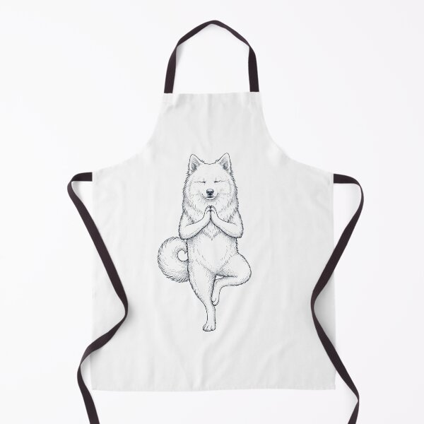Item preview, Vintage Japanese Spitz Yoga Tree Pose Dog Mom Lover designed and sold by TerryConnells.
