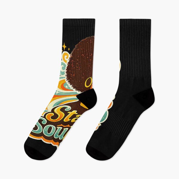 Item preview, Stay Soulful Retro Afro Portrait with Psychedelic Patterns designed and sold by ngan2614387.