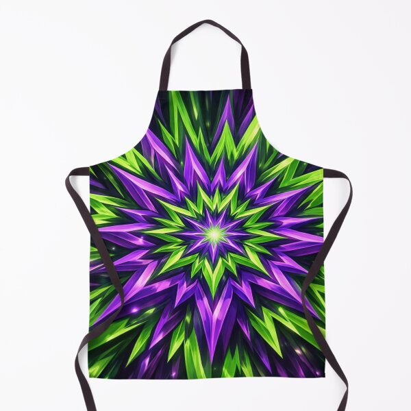 Item preview, Green-violet stars designed and sold by Sigtrix.