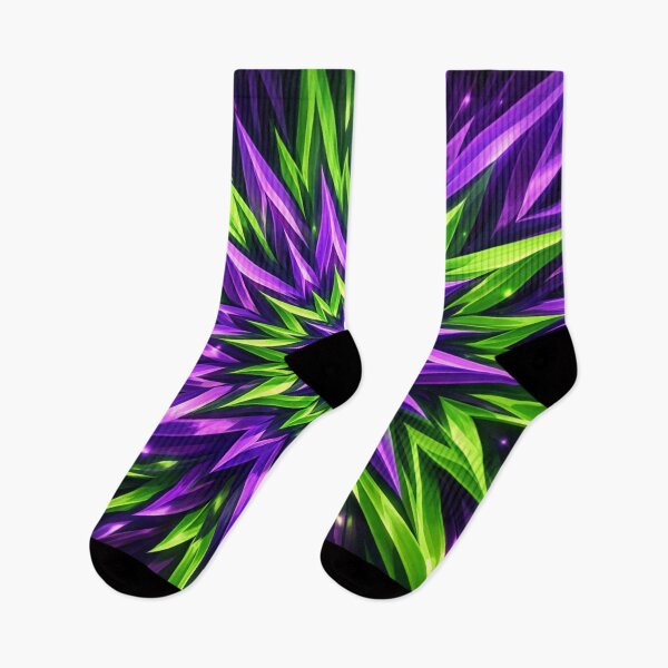 Item preview, Green-violet stars designed and sold by Sigtrix.
