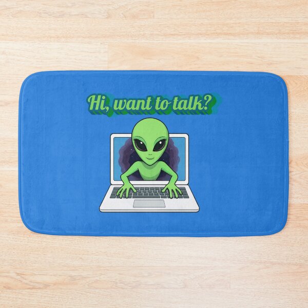 Item preview, Hi, Want to Talk? Alien Tee designed and sold by Aimetoi.