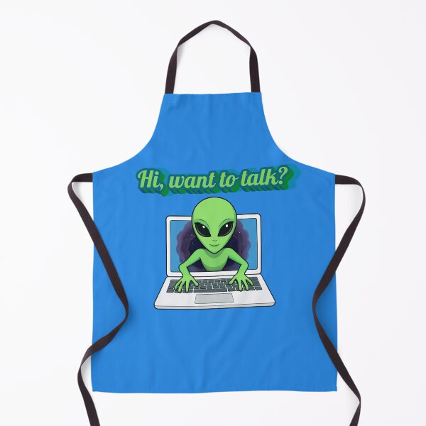 Item preview, Hi, Want to Talk? Alien Tee designed and sold by Aimetoi.
