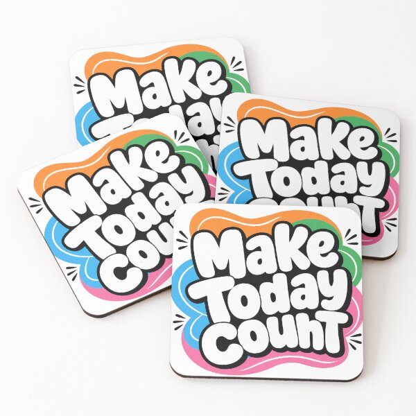 Item preview, Make Today Count Motivational Colorful Design designed and sold by the-dovlat.