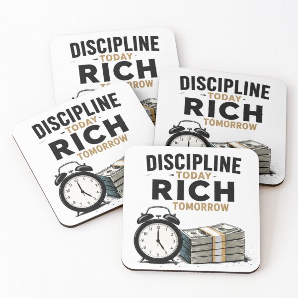 Item preview, Discipline Today Rich Tomorrow designed and sold by fadeinkstudio.