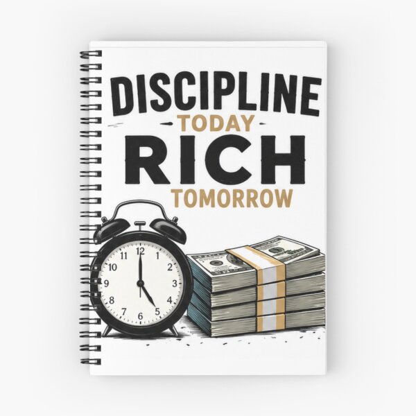 Item preview, Discipline Today Rich Tomorrow designed and sold by fadeinkstudio.