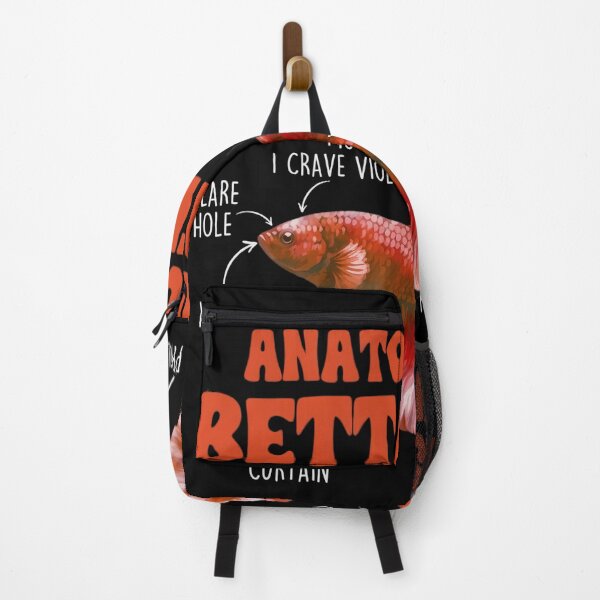 Item preview, Anatomy of a Betta Fish Funny Siamese Fighting Fish Meme designed and sold by haitrieuic96.