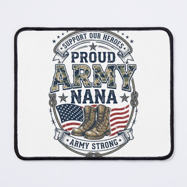 Item preview, Proud Army Nana – Patriotic Military Grandma Design designed and sold by PlumArtDesign.