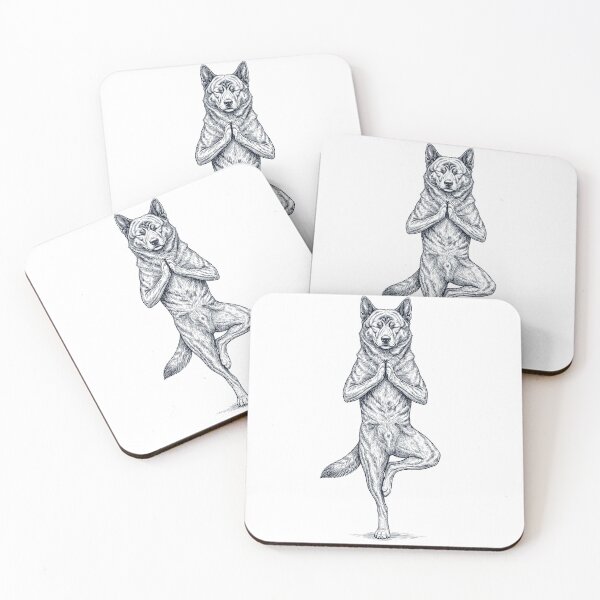 Item preview, Vintage Kai Ken Yoga Tree Pose Dog Mom Lover designed and sold by TerryConnells.
