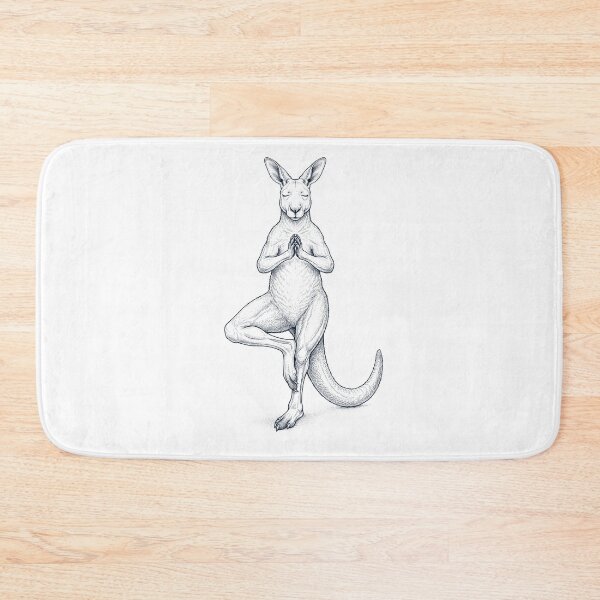Item preview, Vintage Kangaroo Yoga Tree Pose Animal Lover designed and sold by TerryConnells.
