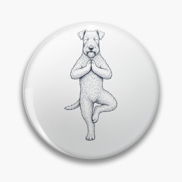 Item preview, Vintage Kerry Blue Terrier Yoga Tree Pose Dog Mom Lover designed and sold by TerryConnells.