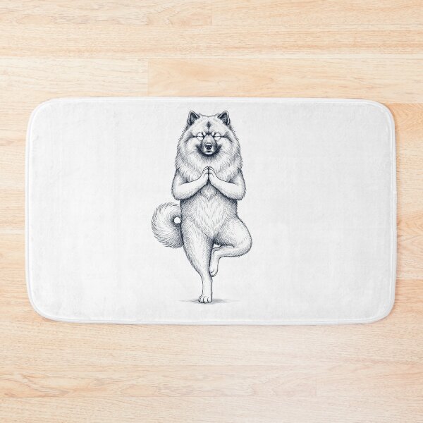 Item preview, Vintage Keeshond Yoga Tree Pose Dog Mom Lover designed and sold by TerryConnells.