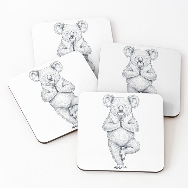 Item preview, Vintage Koala Yoga Tree Pose Animal Lover designed and sold by TerryConnells.