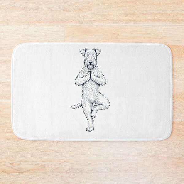 Item preview, Vintage Kerry Blue Terrier Yoga Tree Pose Dog Mom Lover designed and sold by TerryConnells.